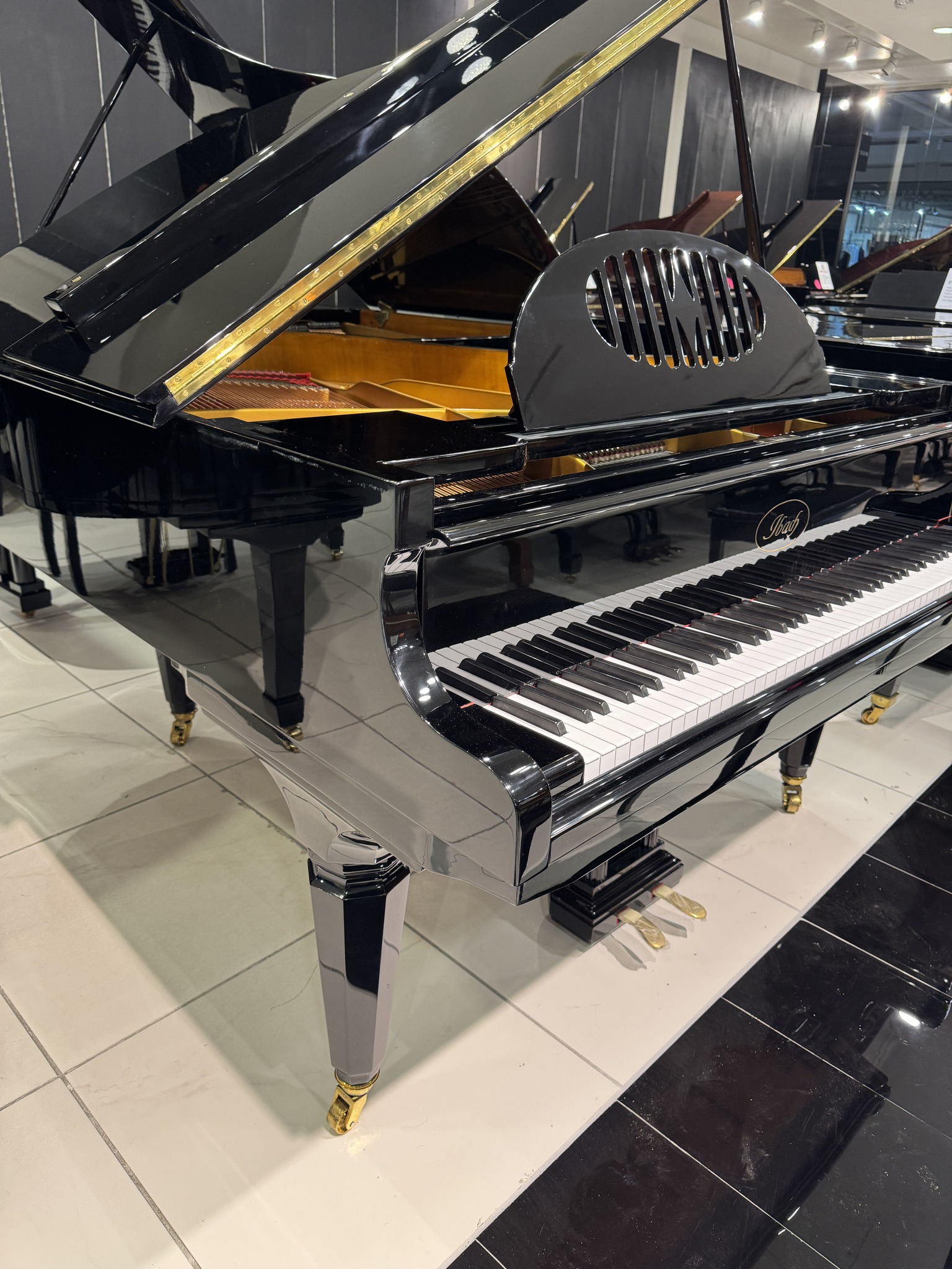 Ibach Grand piano detail